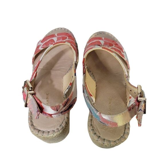 Alex Marie Floral Women's Wedge Sandals (Size 7.5M) - Picture 6 of 12